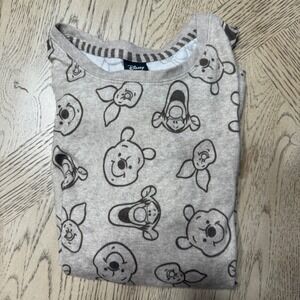 Disney Women's Size Small Winnie the Pooh Tigger Lounge Pajama‎ Crewneck Top